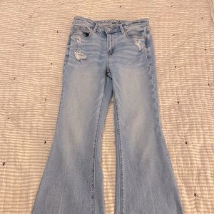 AE Super High Waisted Flare Jean